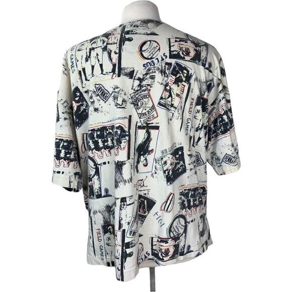 Vintage Red Eraser Baseball T-Shirt All Over Print - Picture 3 of 8